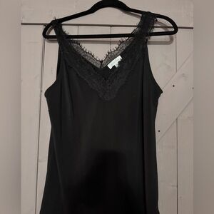 Grace & Lace Black Lace Detail Top